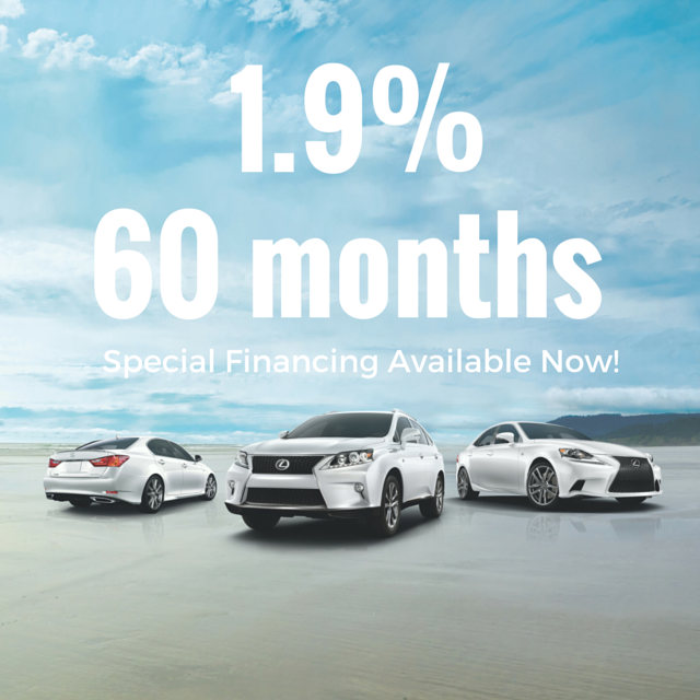 Special Financing at Lexus Dominion